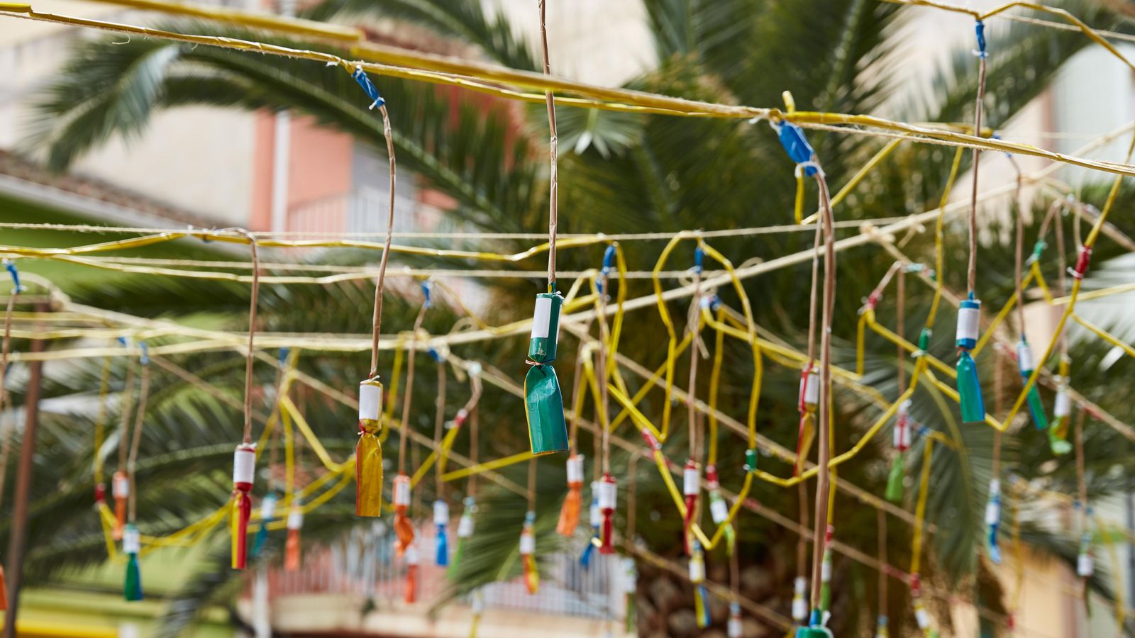 Imatge d'arxiu d'una mascletà