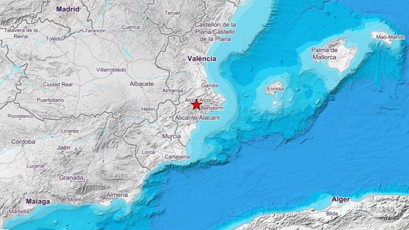 Moviment sísmic a Alcoi