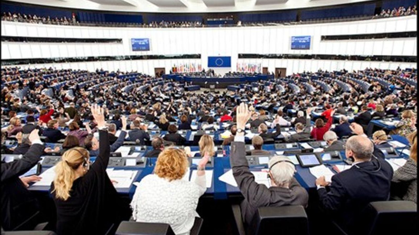Una votació al Parlament Europeu