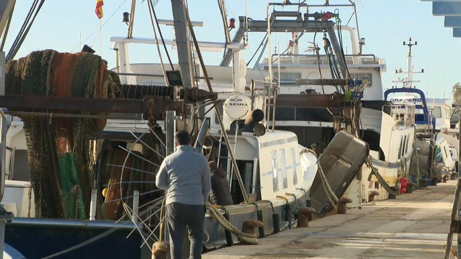 Aturada dels pescadors d'arrossegament