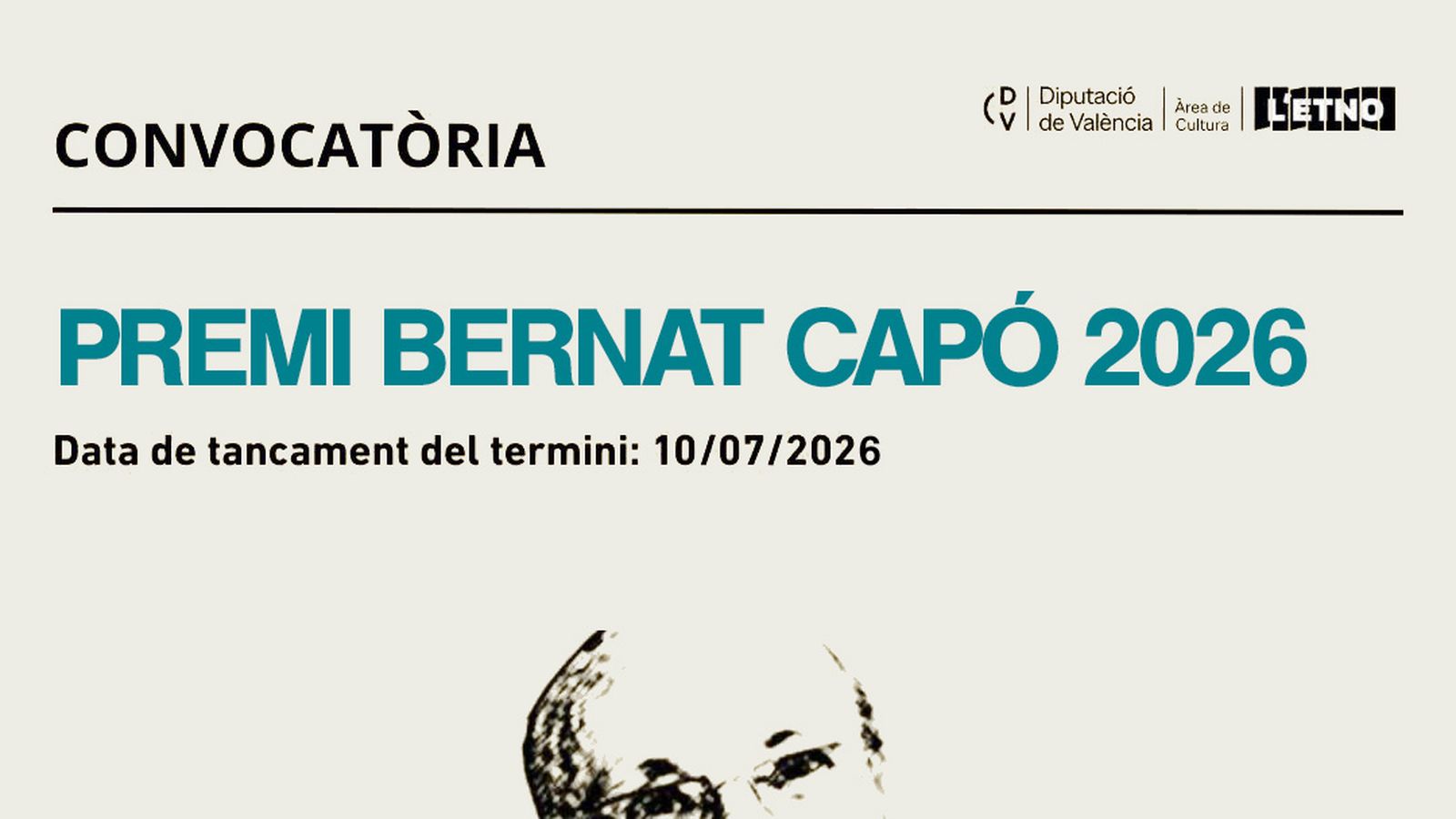 Convocatòria premi Bernat Capó 2026