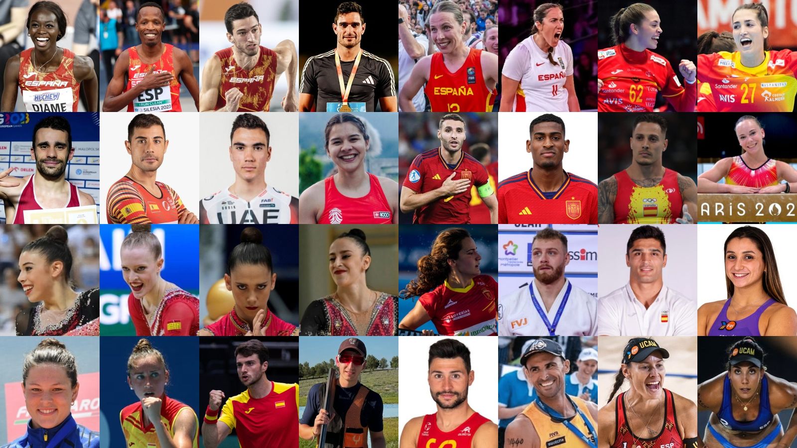 Els 32 esportistes valencians a París