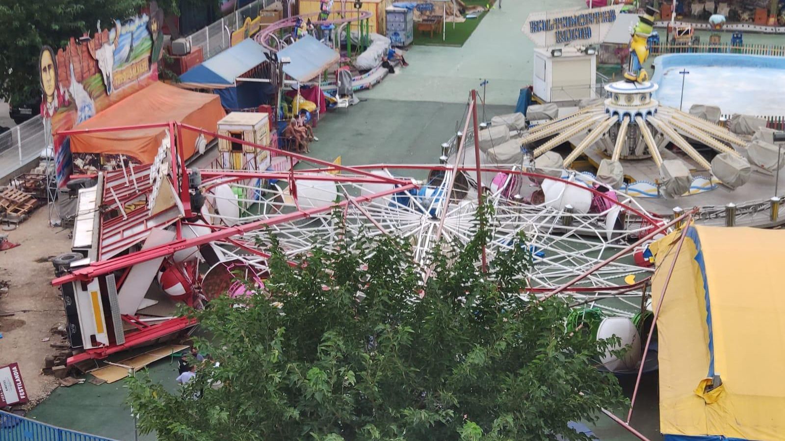 Caiguda de la nòria a Gandia