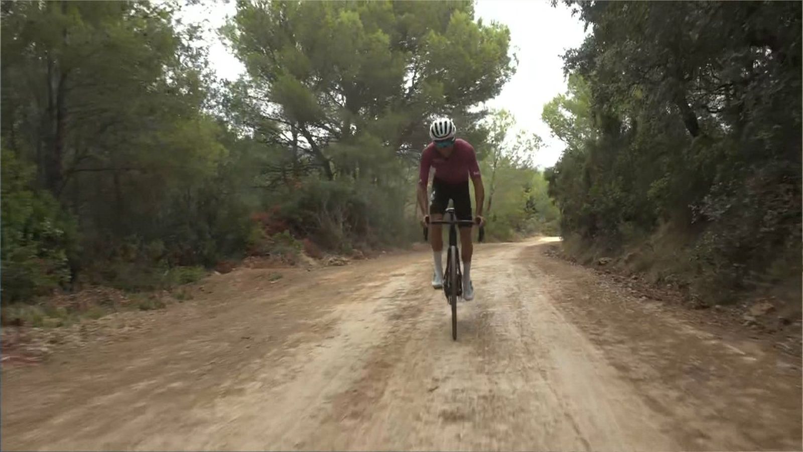 Pugem a l'alt del Bartolo amb Óscar Cabedo