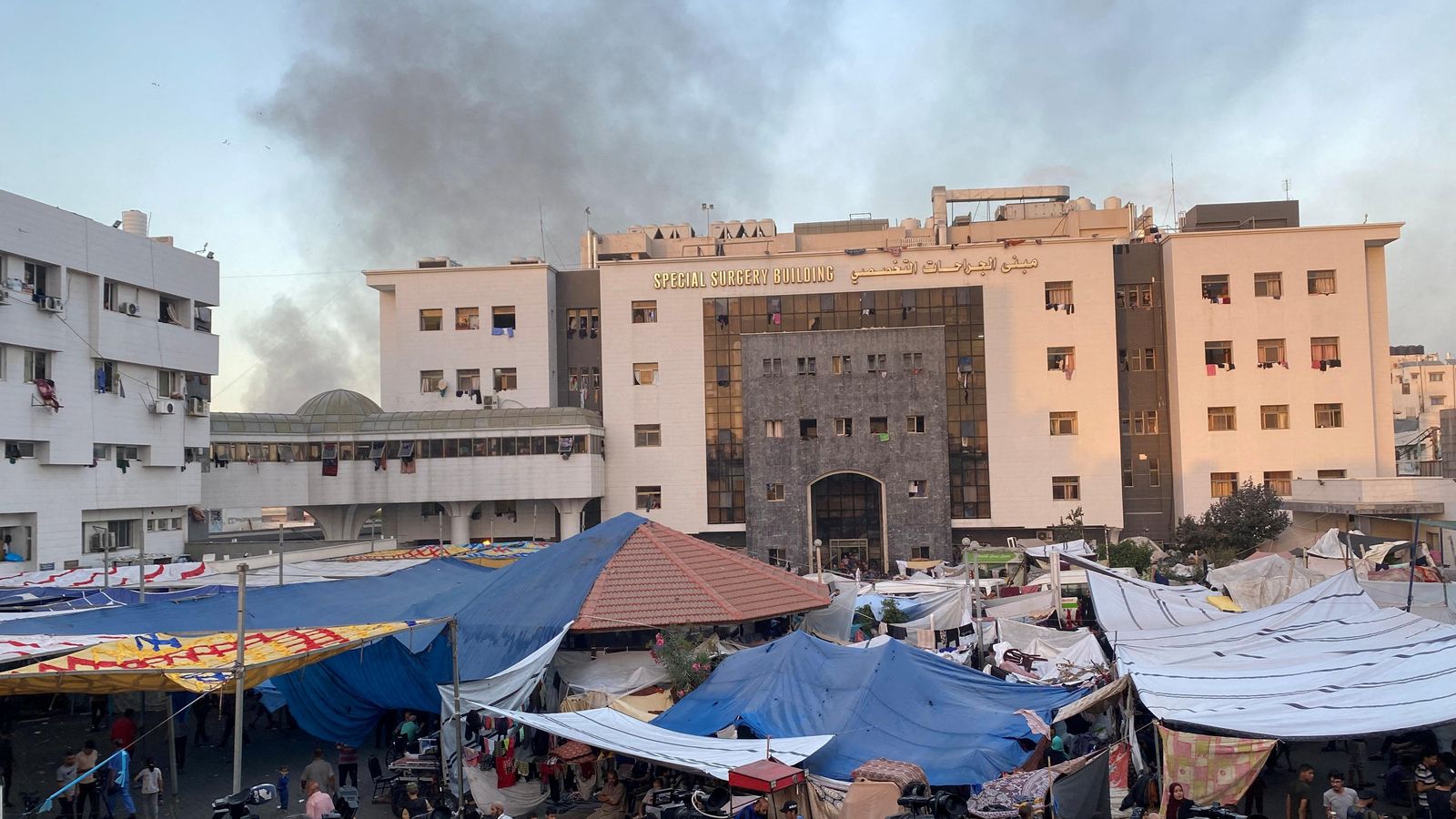 El complex hospitalari d'Al-Shifa, en una imatge recent