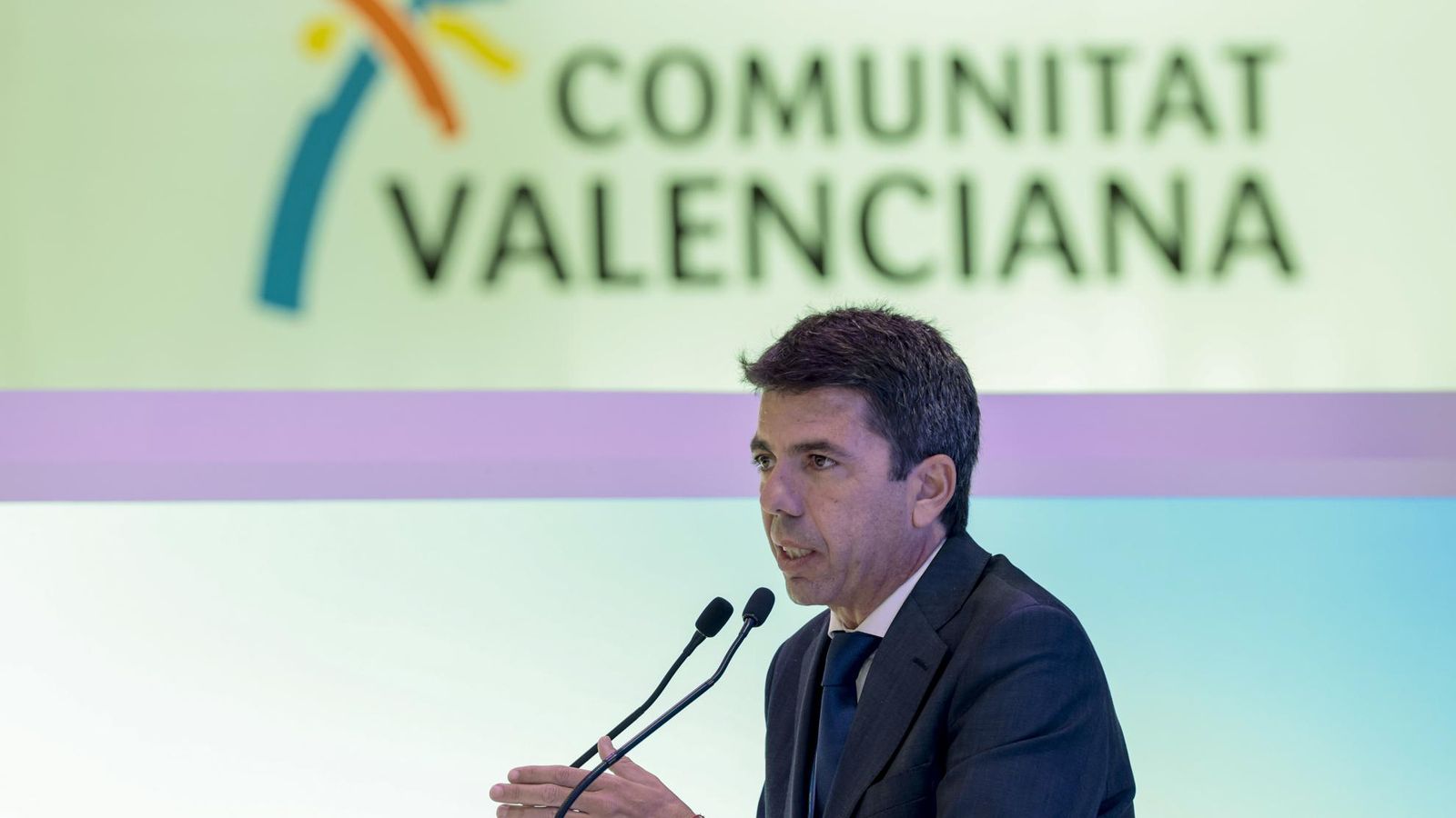 El president de la Diputació d'Alacant, Carlos Mazón, en FITUR