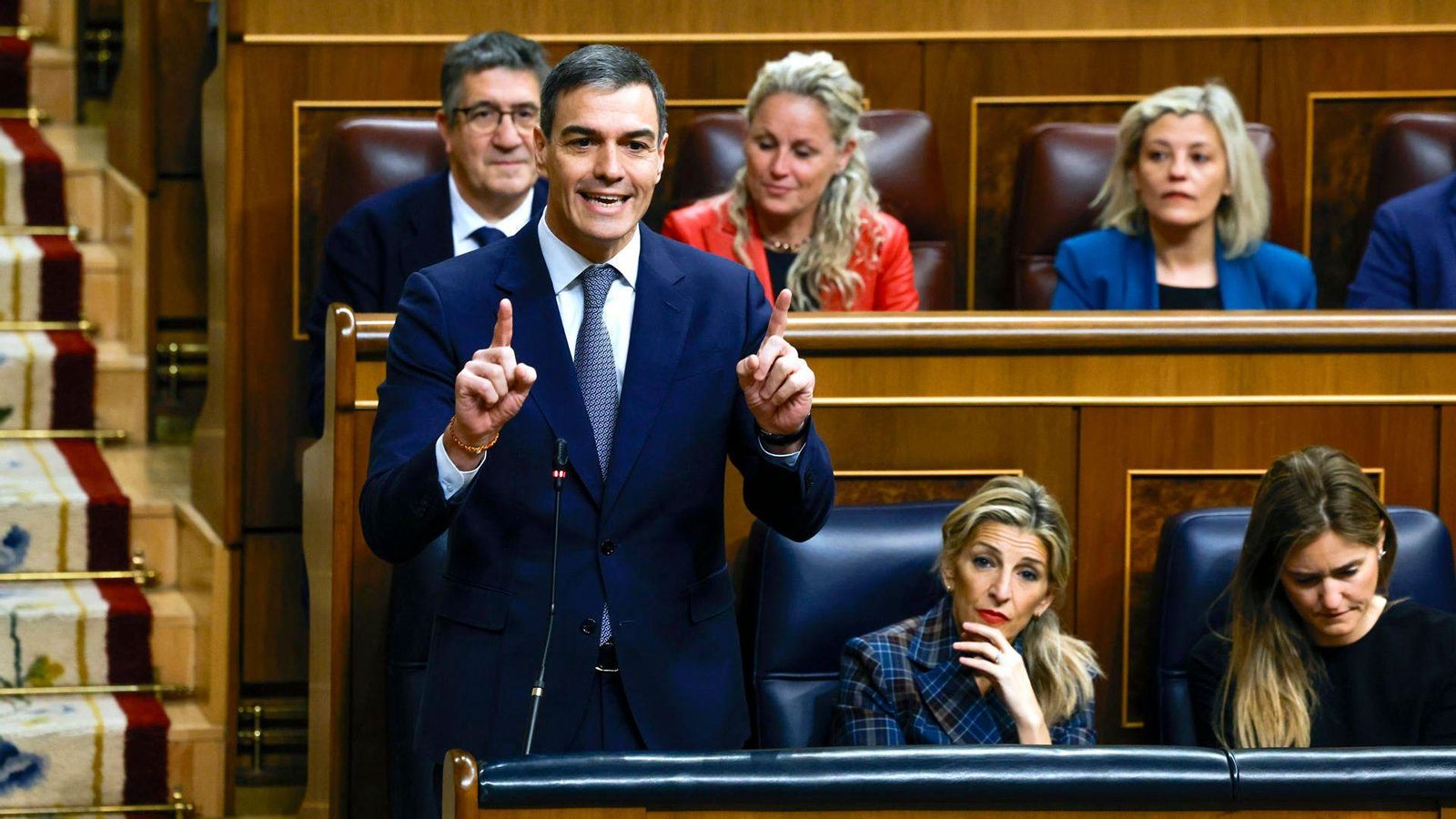 Sánchez, este dimecres al Congrés