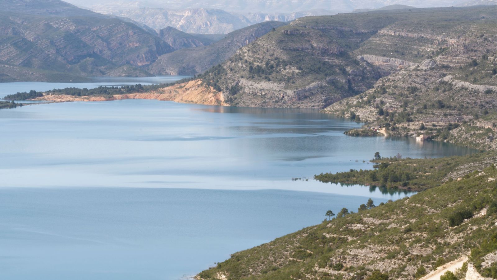 Embassament de Tous (Ribera Alta) en una imatge d'arxiu