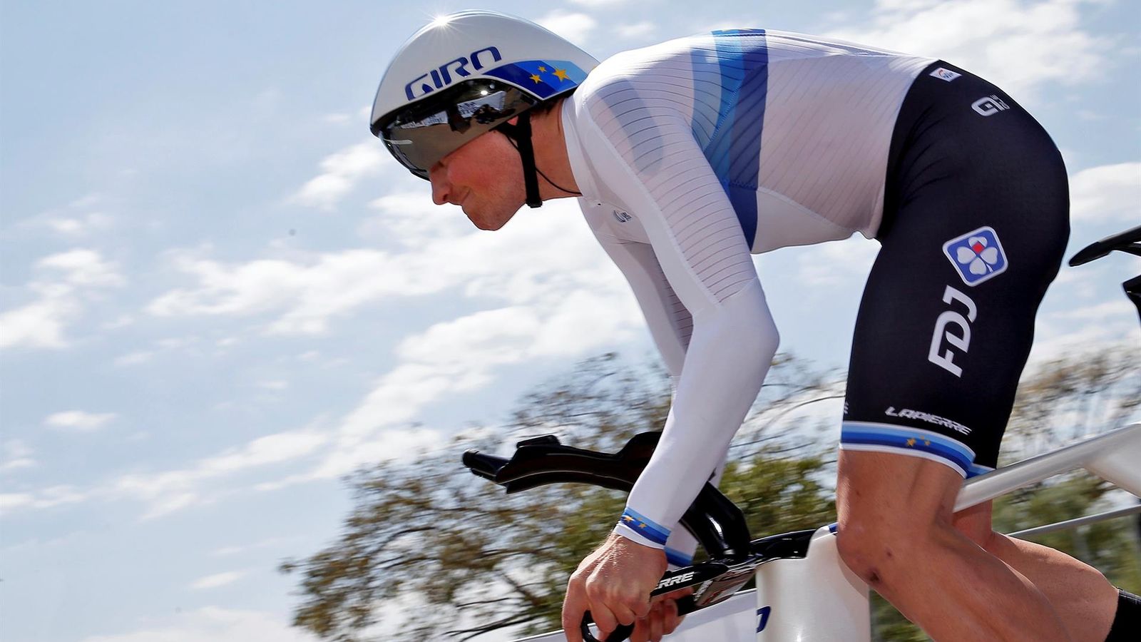 Stefan Kung, durant l'etapa