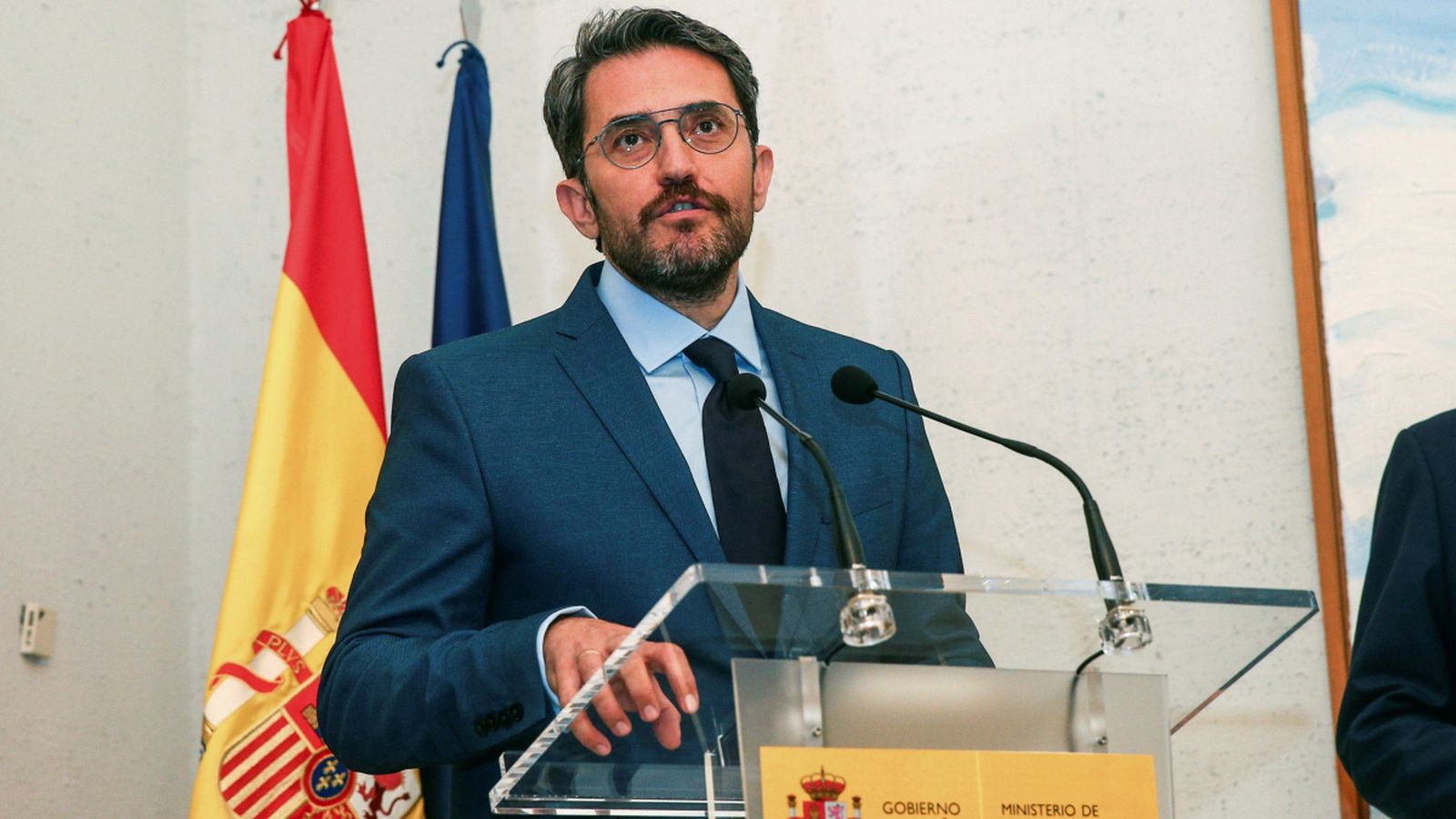 L'exministre de Cultura i Esport, Màxim Huerta