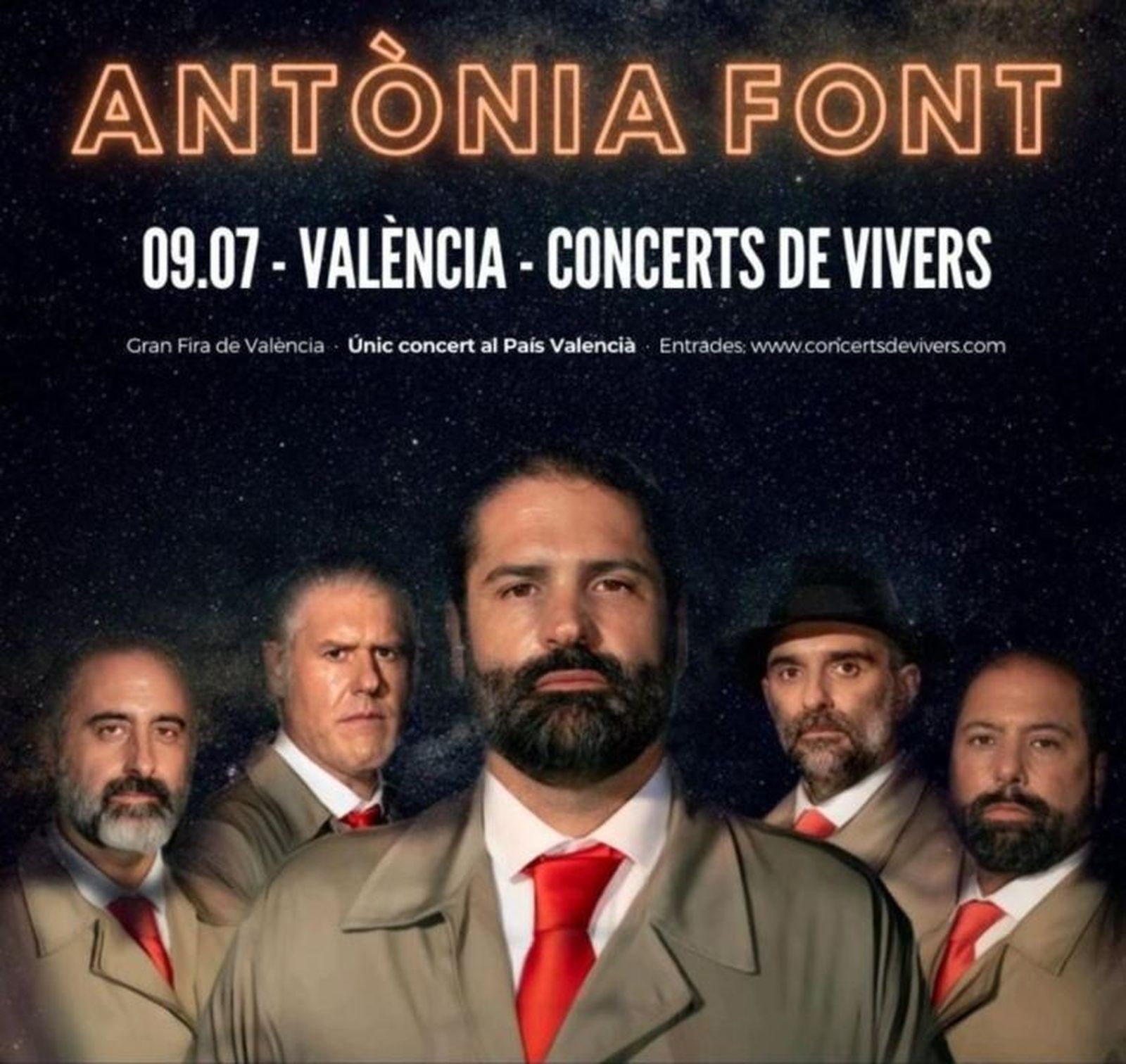 27.01.2022 | Antònia Font en els Concerts de Vivers 2022