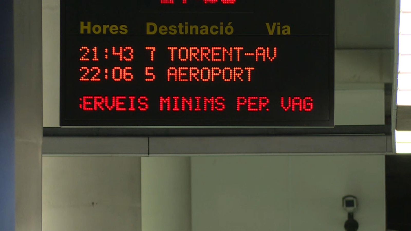 La vaga de Metrovalència continua aquesta setmana