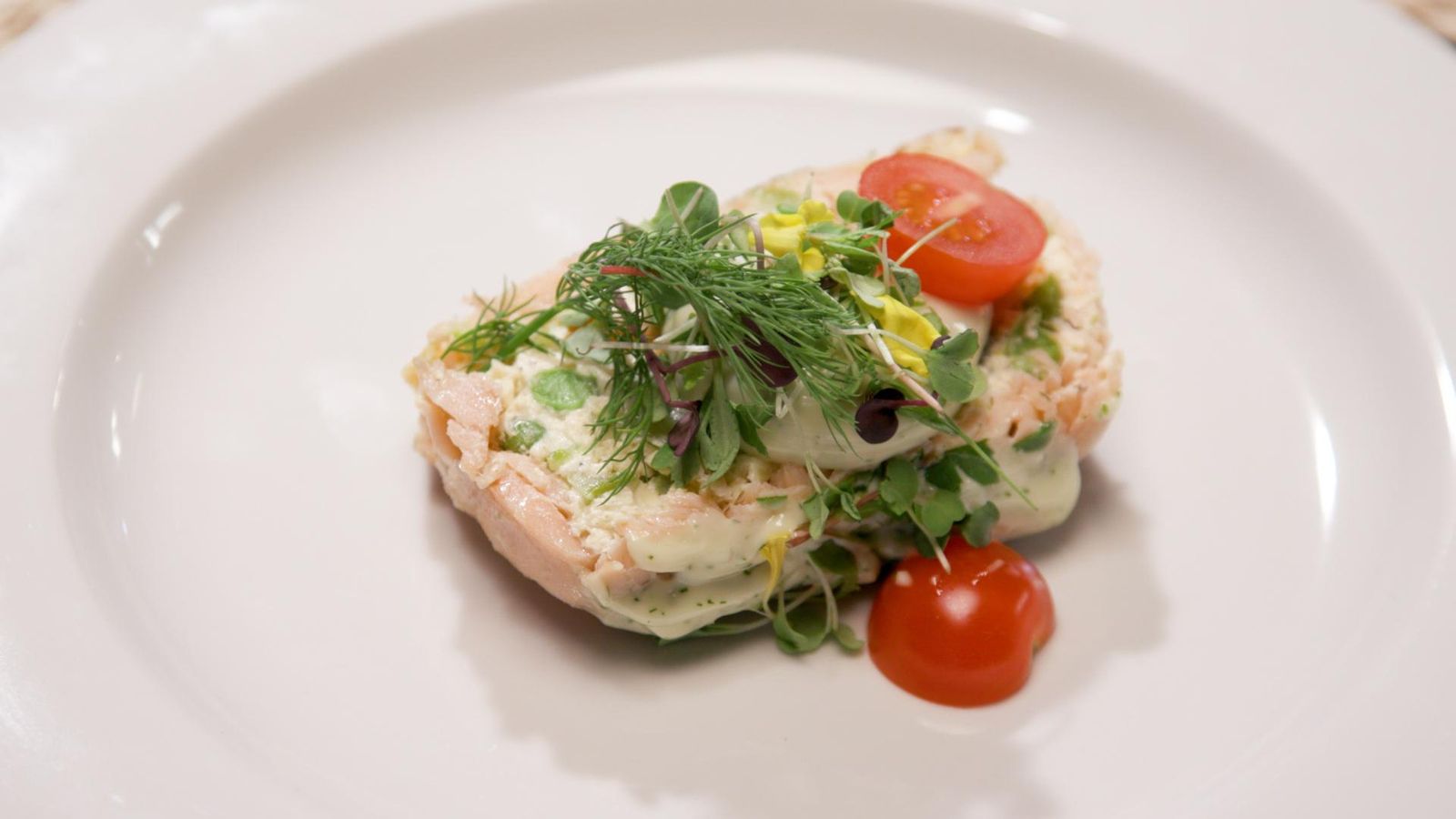 Terrina de verdures i salmó