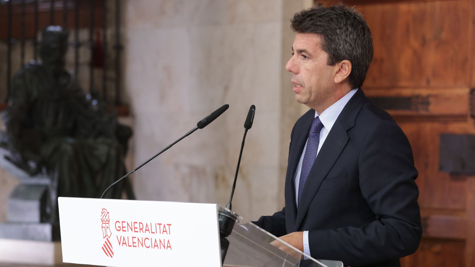 El president de la Generalitat, Carlos Mazón, en una imatge d'arxiu