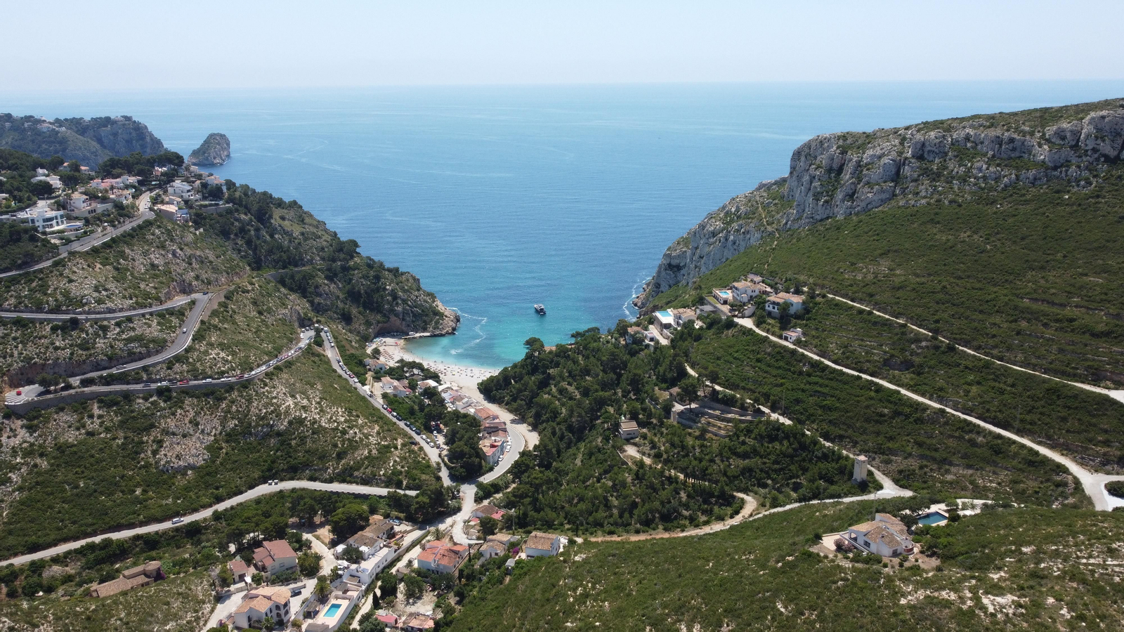 Imatge aèria de la Granadella