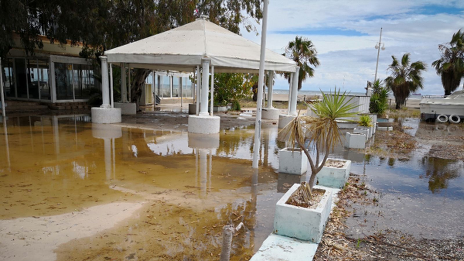 Inundacions a la marjaleria de Castelló.