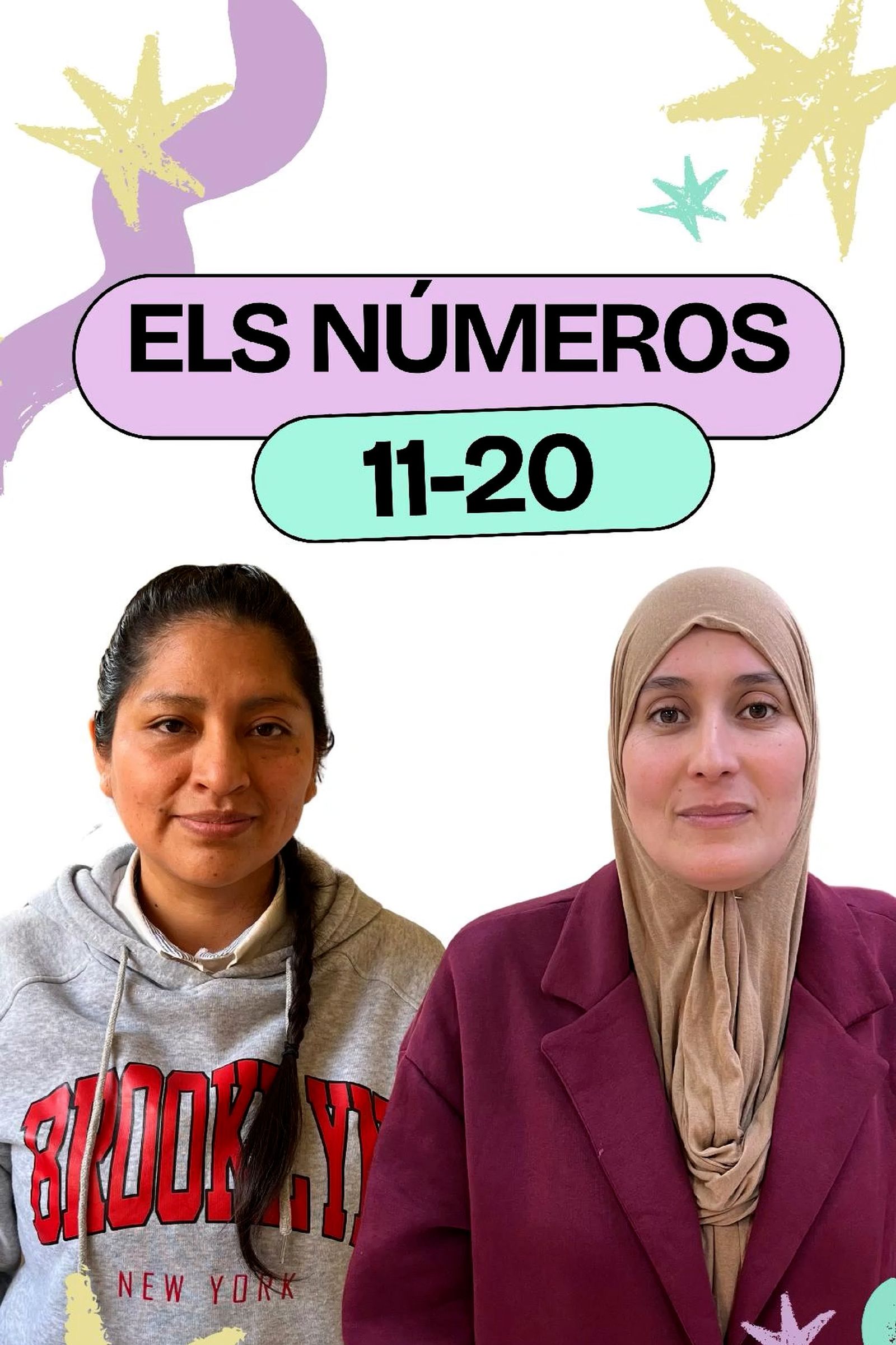 Els números de l'11 al 20