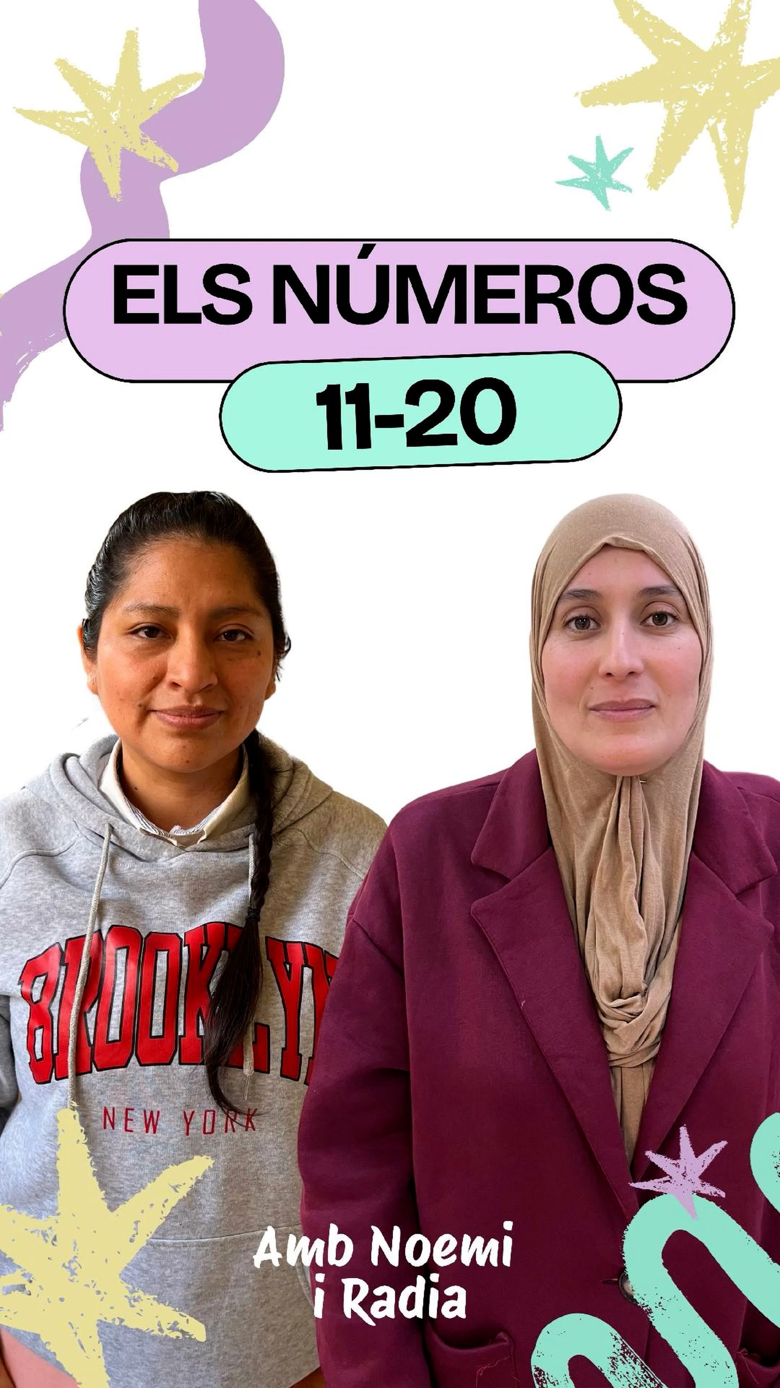 Els números de l'11 al 20