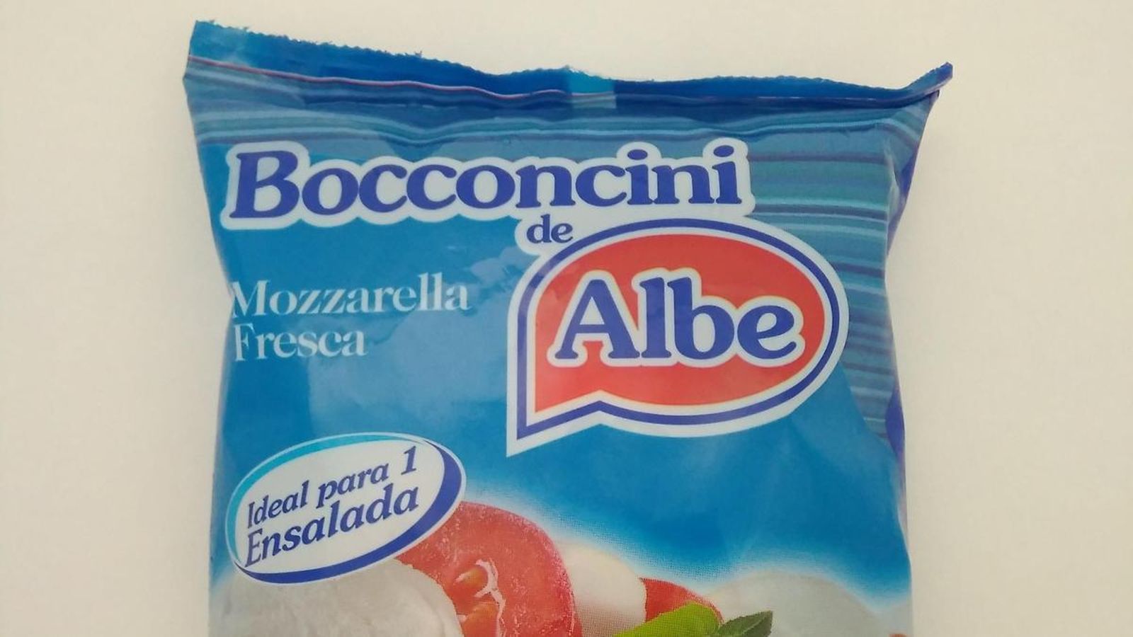 Mozzarella fresca de la marca Bocconcini de Albe