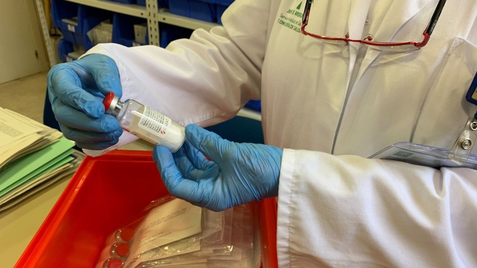 Imatge d'arxiu de vials de remdesivir