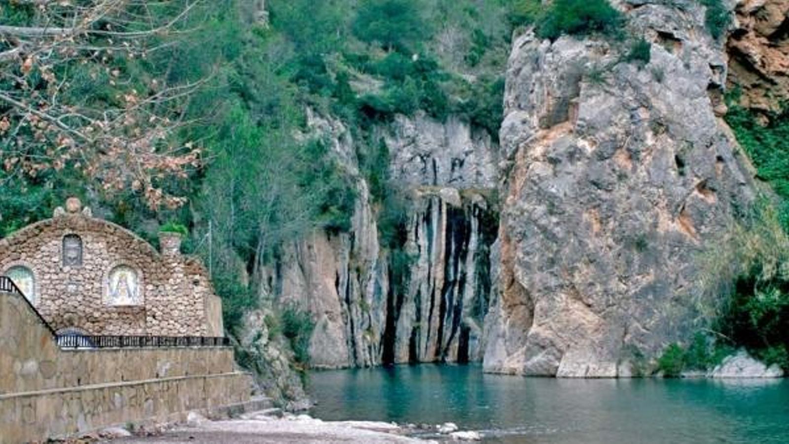 La Fuente de los Baños de Montanejos, en una imatge d'arxiu