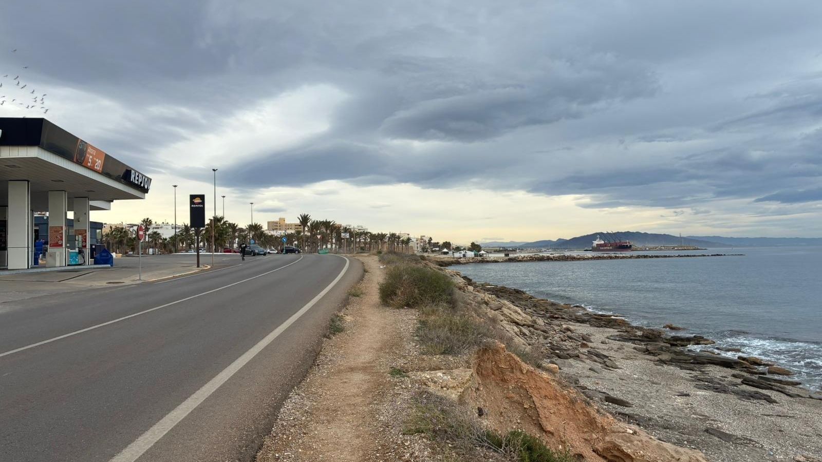 Zona de Garrucha (Almeria) on es va trobar el cadàver