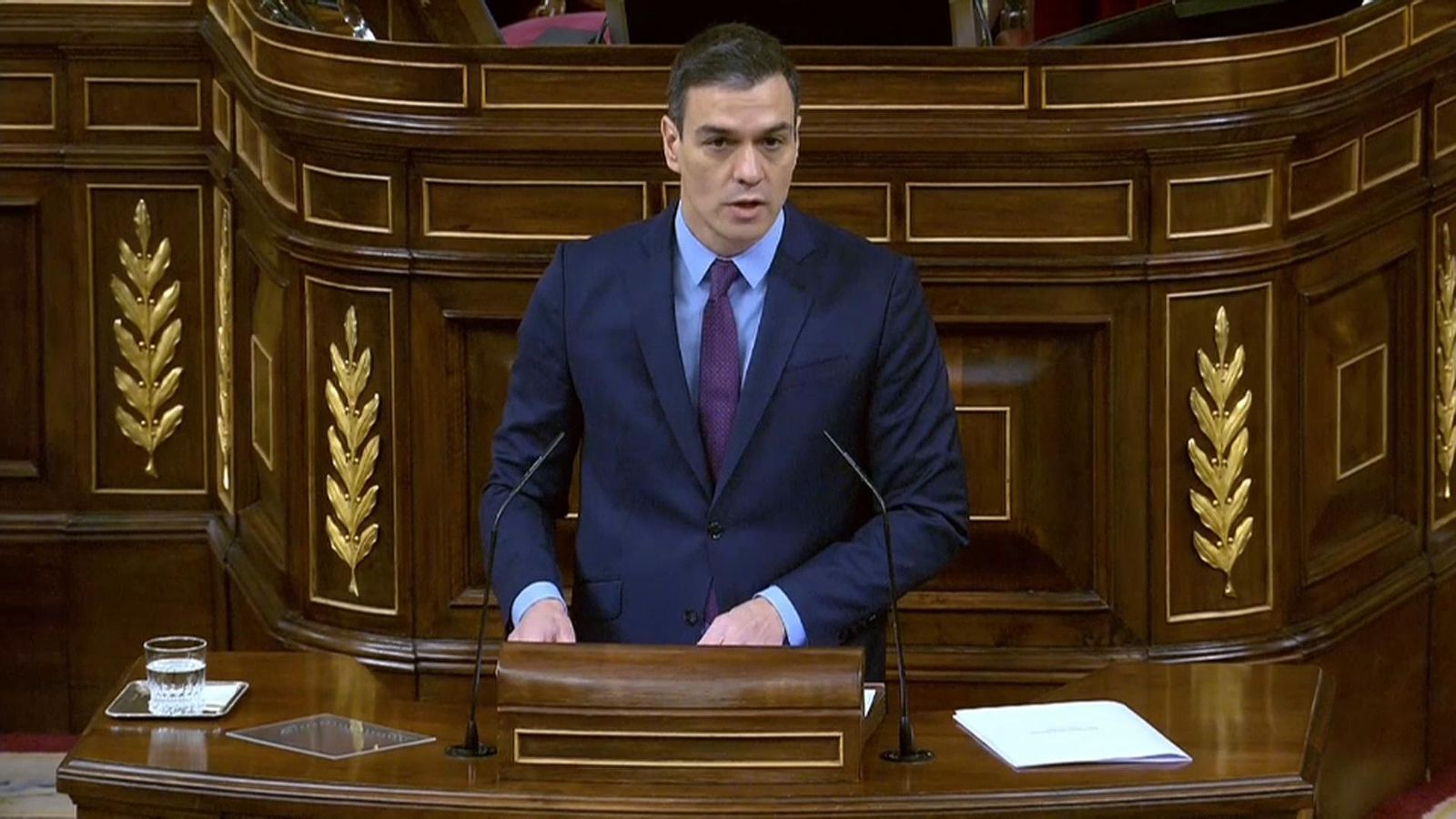 Pedro Sánchez, aquest dimecres en el Congrés