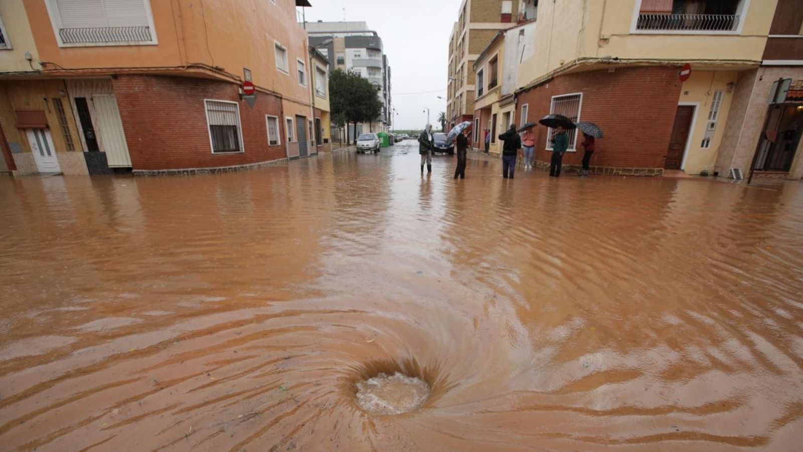 Alzira després de les fortes pluges caigudes durant la matinada del passat 16 de novembre