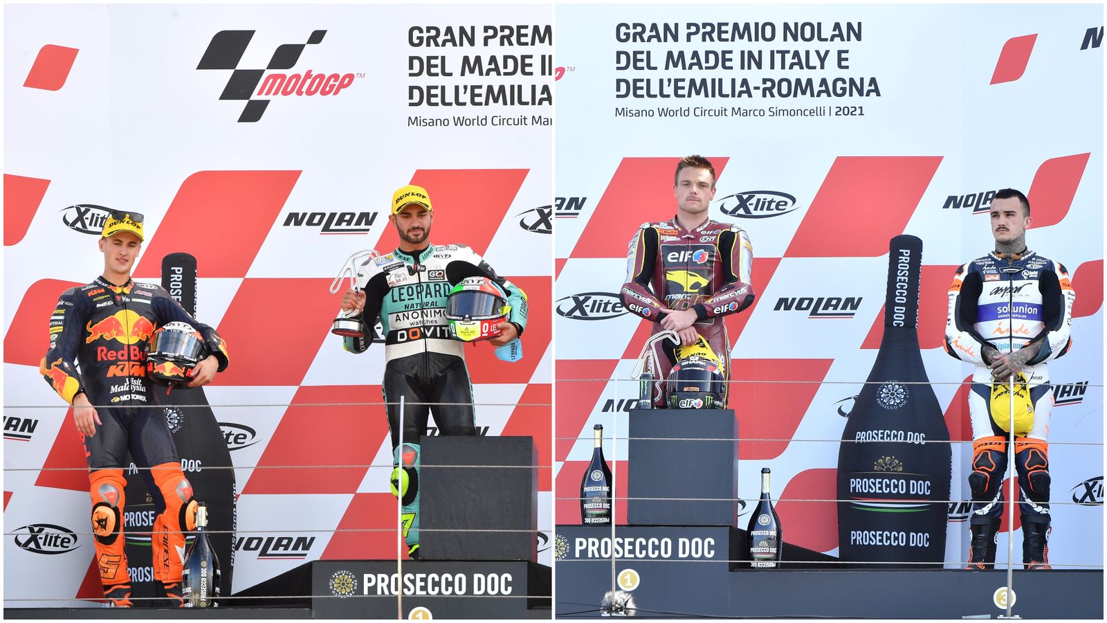 Masià i Canet, en el pòdium