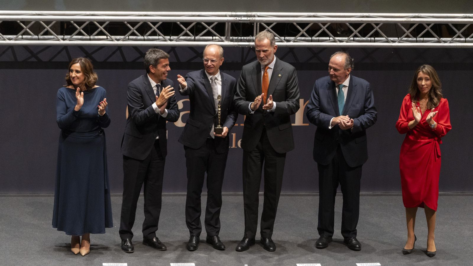 Un dels moments de la  Nit de l'Economia Valenciana, aquest dijous