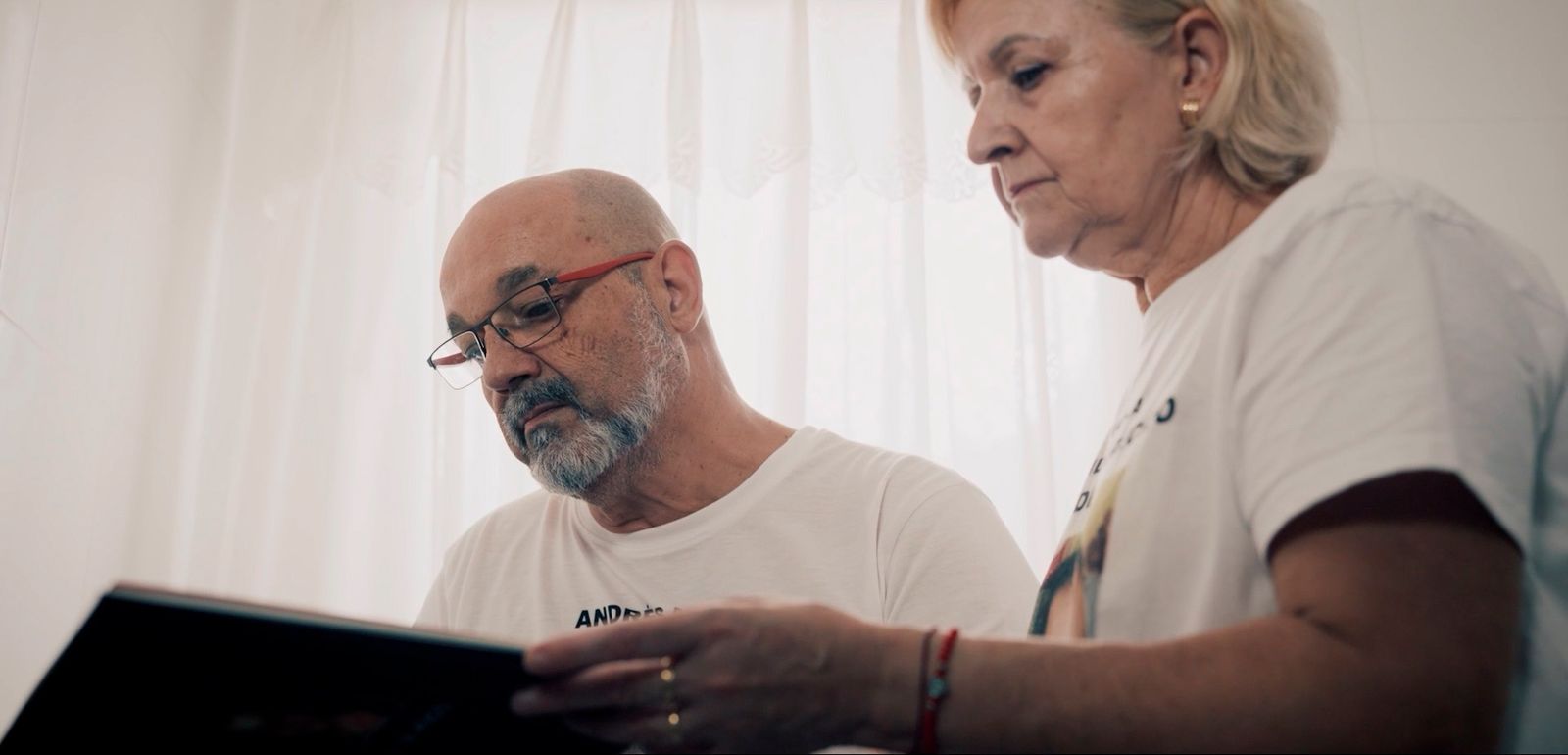 Amalia i Andrés, pares d'Andrés Mora.