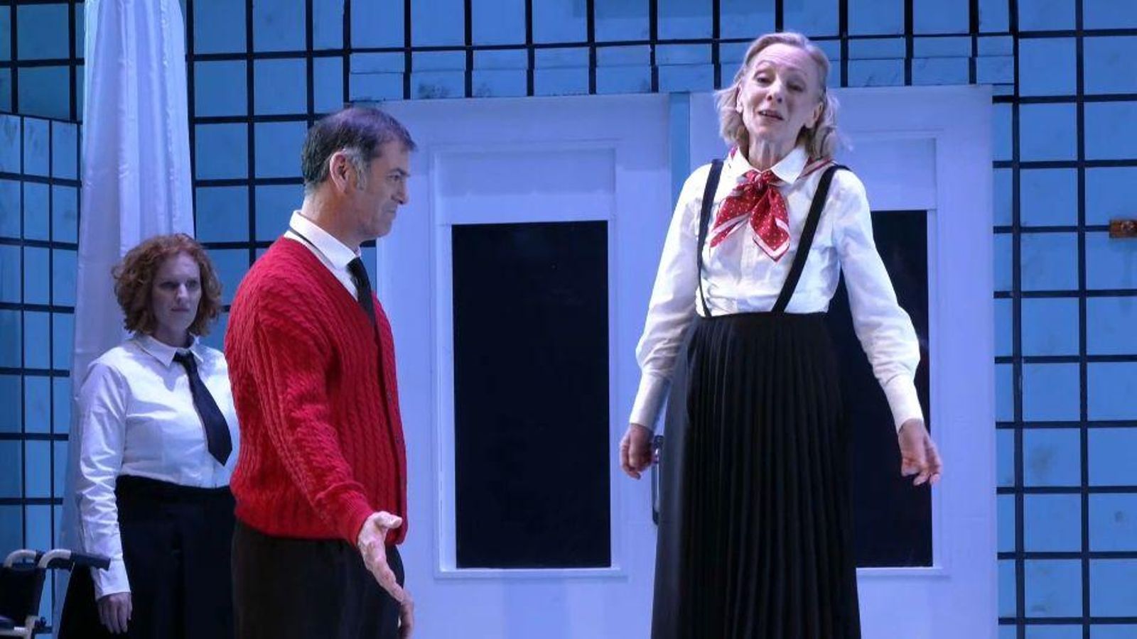 Escena de l'obra 'Los días lentos' al Teatre Archiches d'Alacant