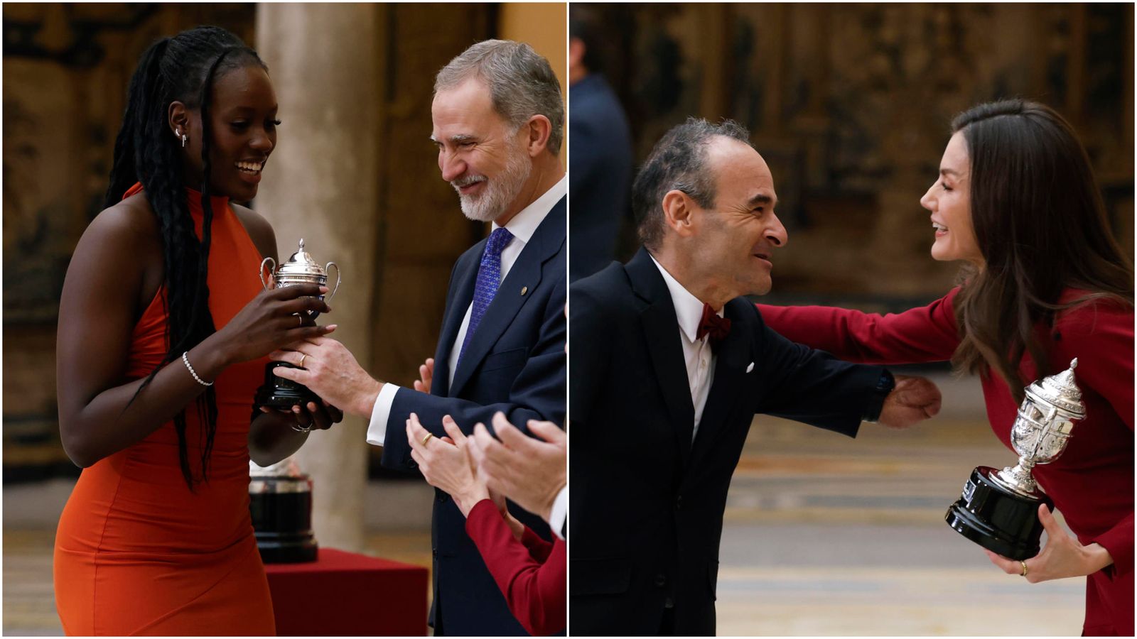 Awa Fam i ricardo Ten reben el premi