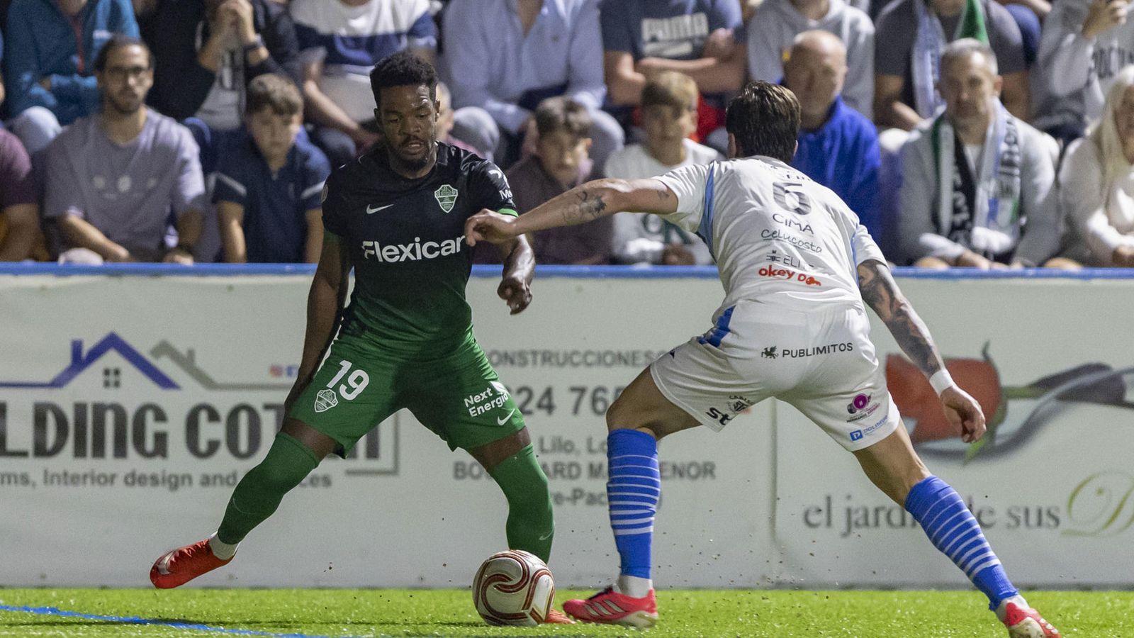 Diangana, en el partit a San Pedro del Pinatar