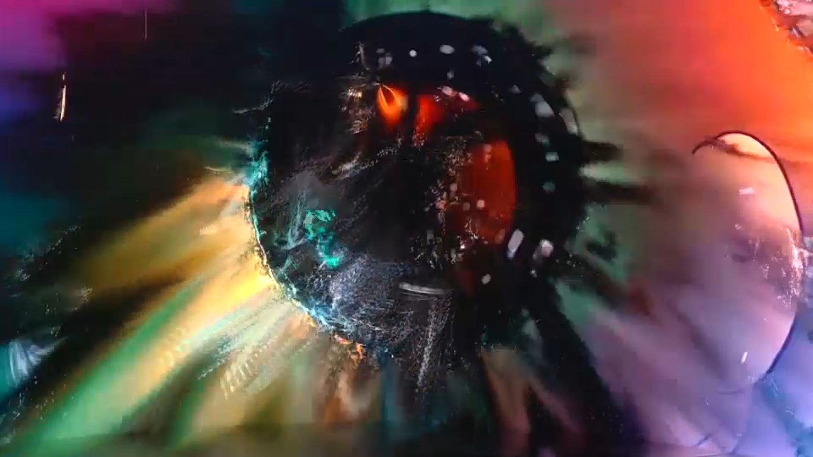 Una de les imatges de l'espectacle 'The Rhythm of the Ocean Vortex' que envolta l'espectador en el nou espai obert a Orpesa