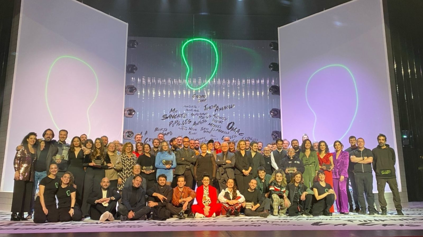 Totes les persones premiades en els Carles Santos 2022