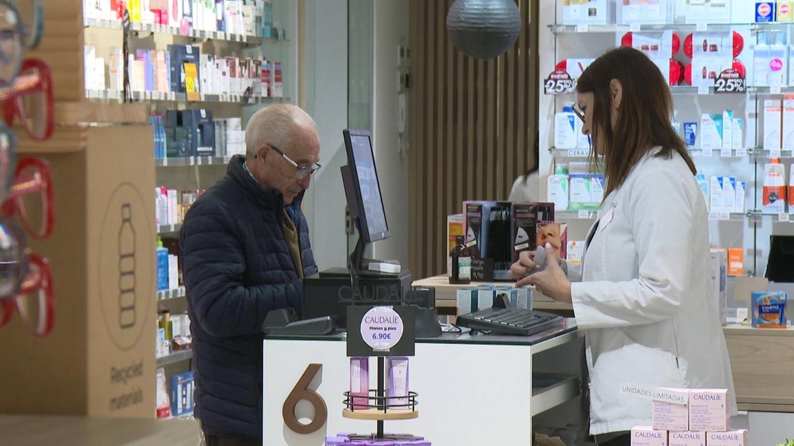 Imatge d'arxiu d'una farmàcia