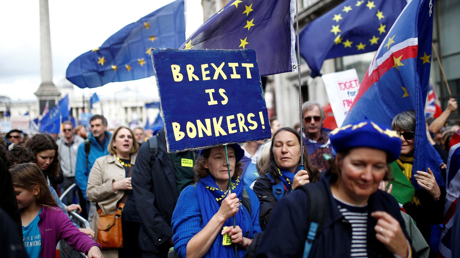 Manifestació a Londres per a un segon Brexit