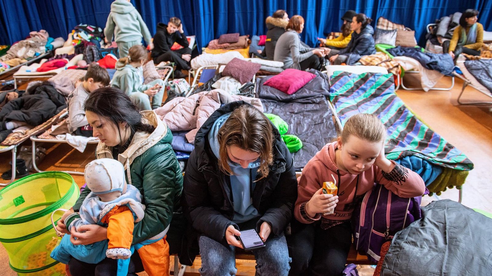 Ucraïsos fugint de la guerra