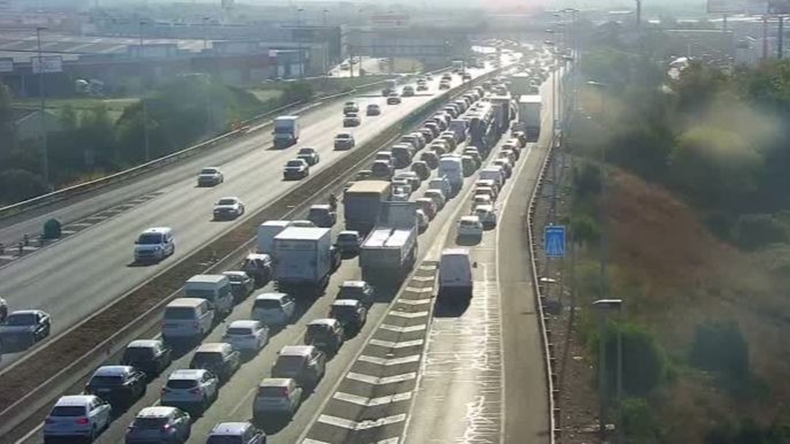 La pista de Silla, al seu pas per Beniparrell