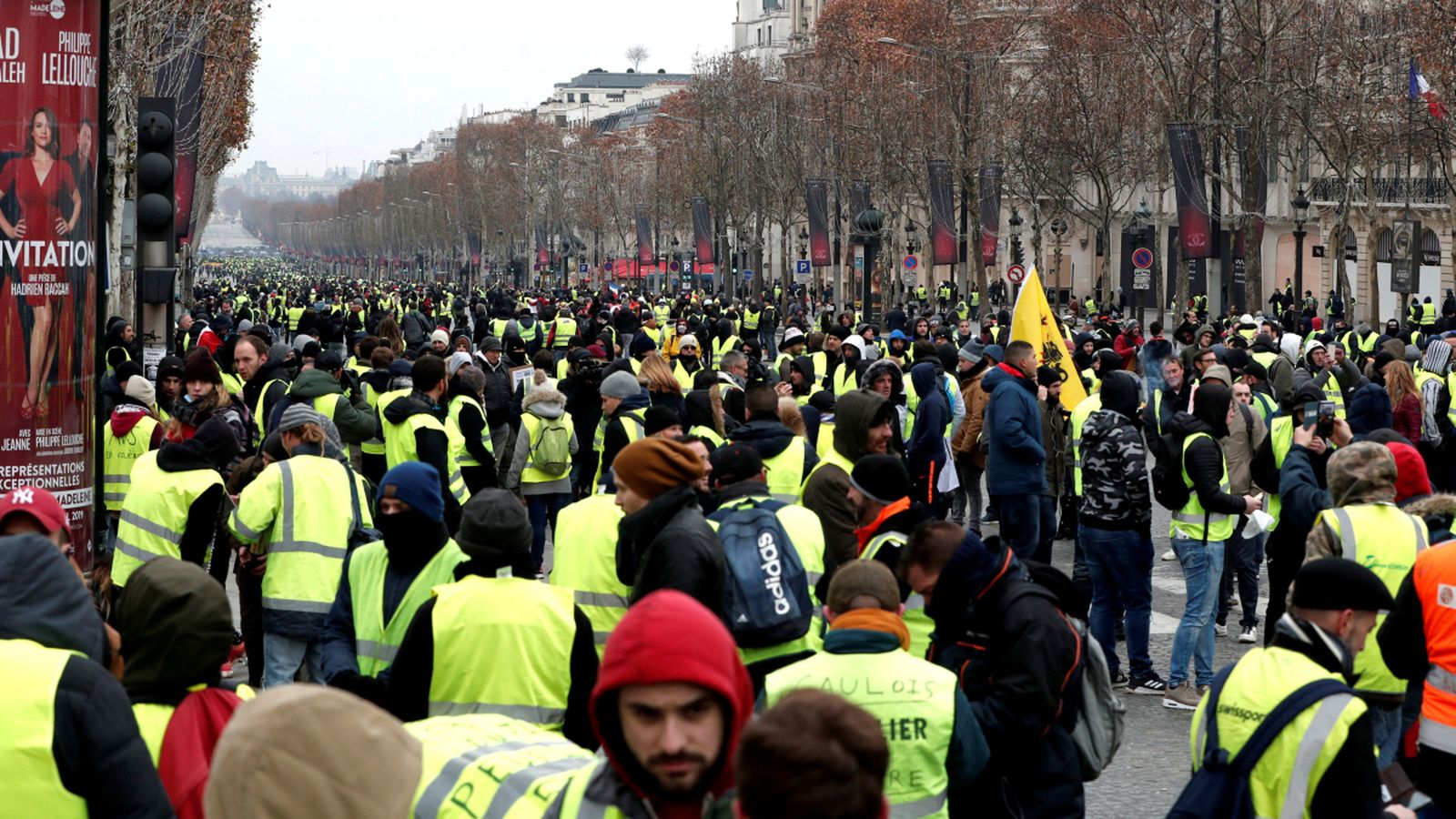 Protestes dels Jupetins Grocs a París