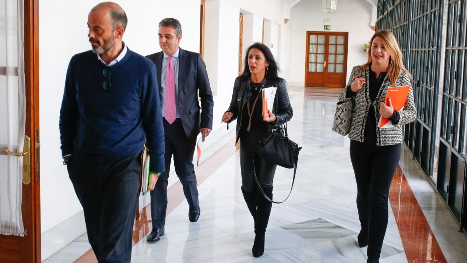 Marta Bosquet (centre), en una imatge d'arxiu