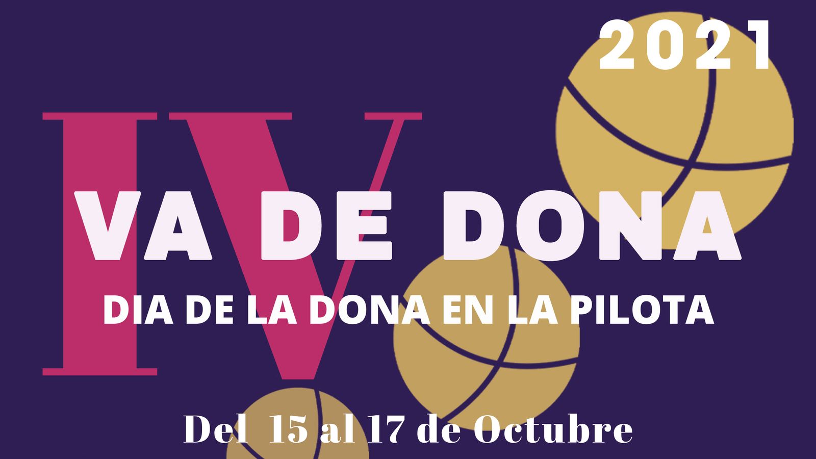 Cartell del Va de dona 2021