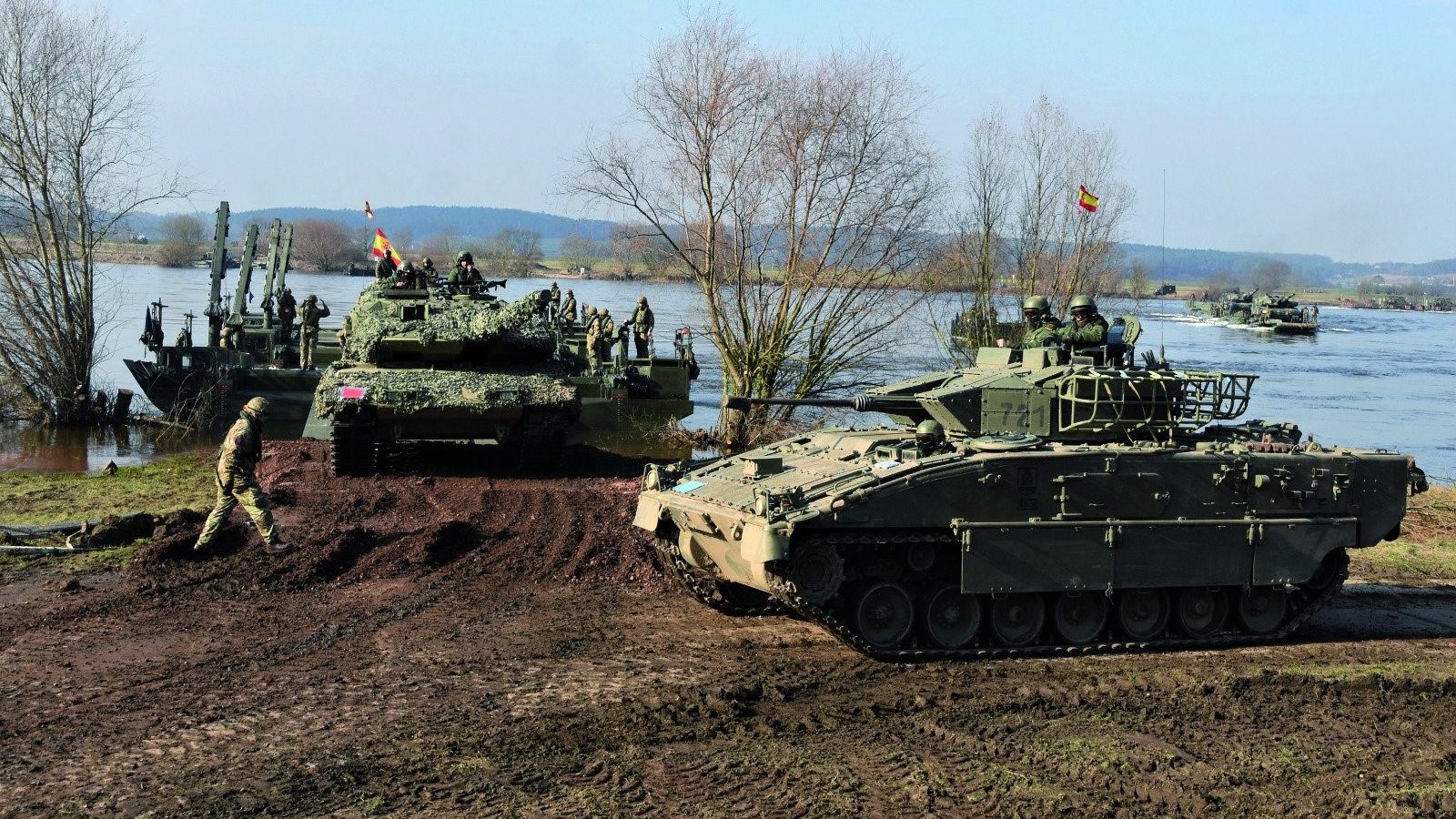 Imatge de les maniobres de l'OTAN a Polònia