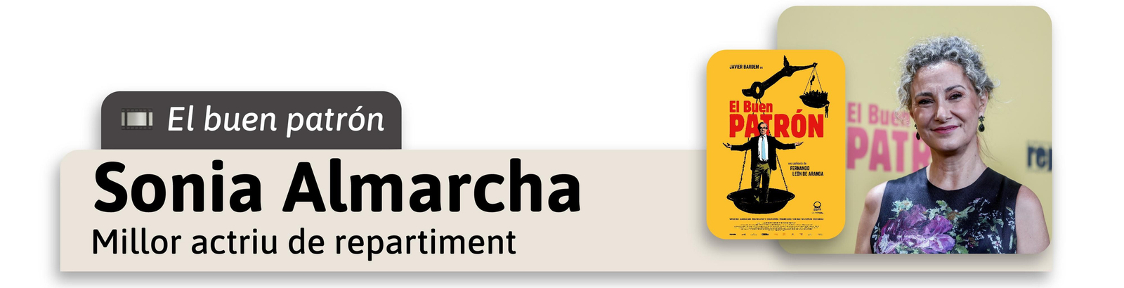 Sonia Almarcha, nominada al Goya a millor actriu de repartiment