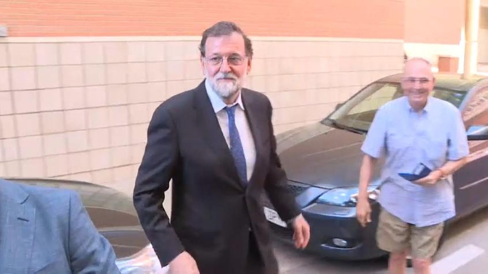 Rajoy, en una imatge d’arxiu quan va reincorporar-se a la plaça de registrador de la propietat a Santa Pola