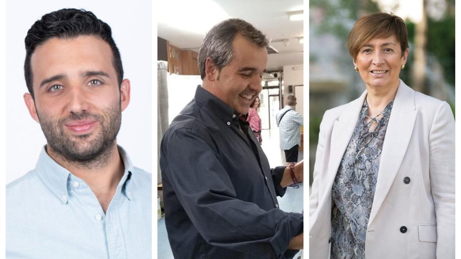 Dario Moreno (Sagunt), Antonio Puerto (Asp) i Carmen Climent (Sogorb).