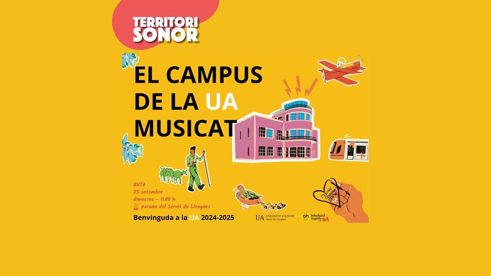 23.09.2024 | El Servei de Llengües de la UA ens proposa una ruta musical molt particular