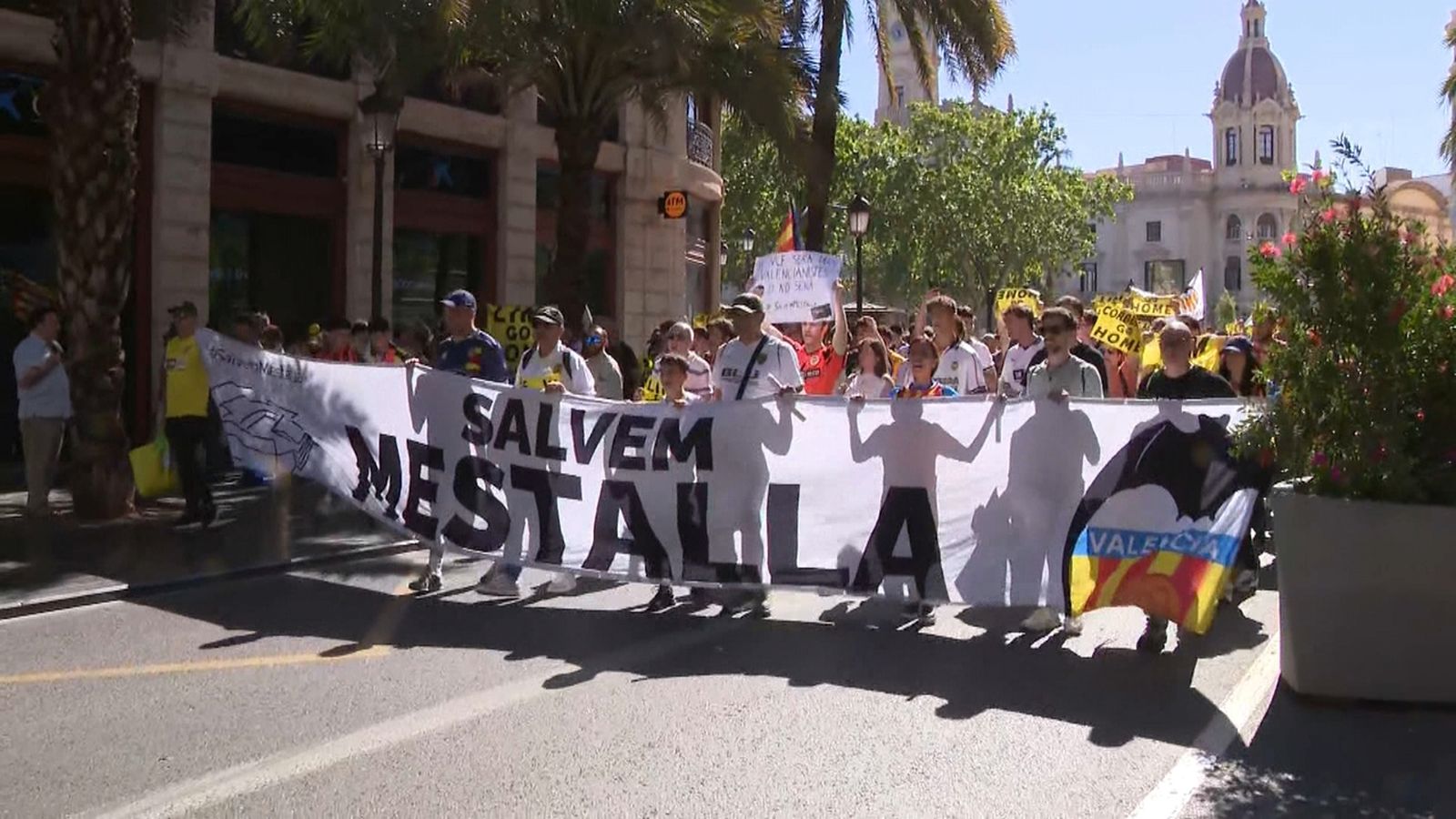 El València torna a protestar contra Meriton