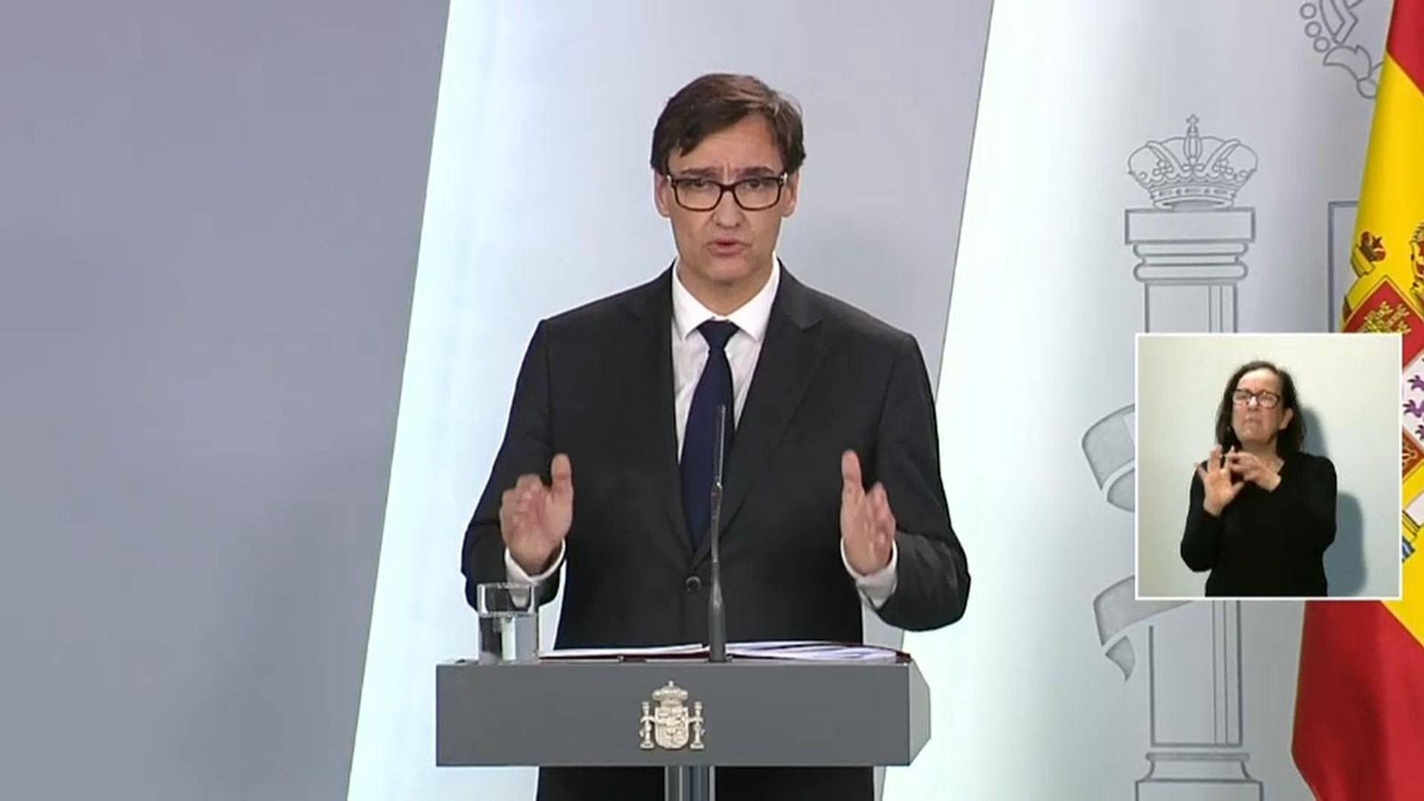 El ministre Salvador Illa, aquest dijous